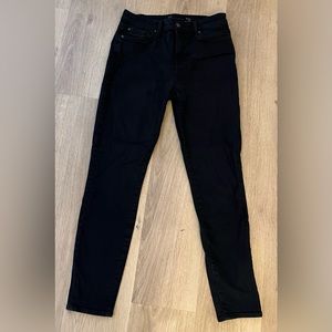 7 FOR ALL MANKIND
Gwenevere High-Waist Ankle Skinny Jeans - Black Size 29